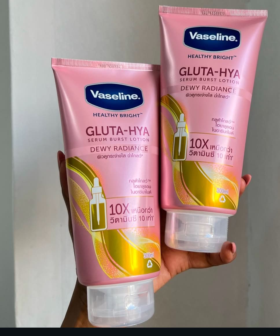 Vaseline gluta hya radiant dewy body serum